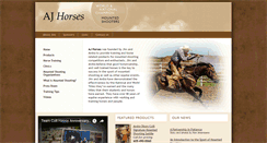 Desktop Screenshot of ajhorses.com